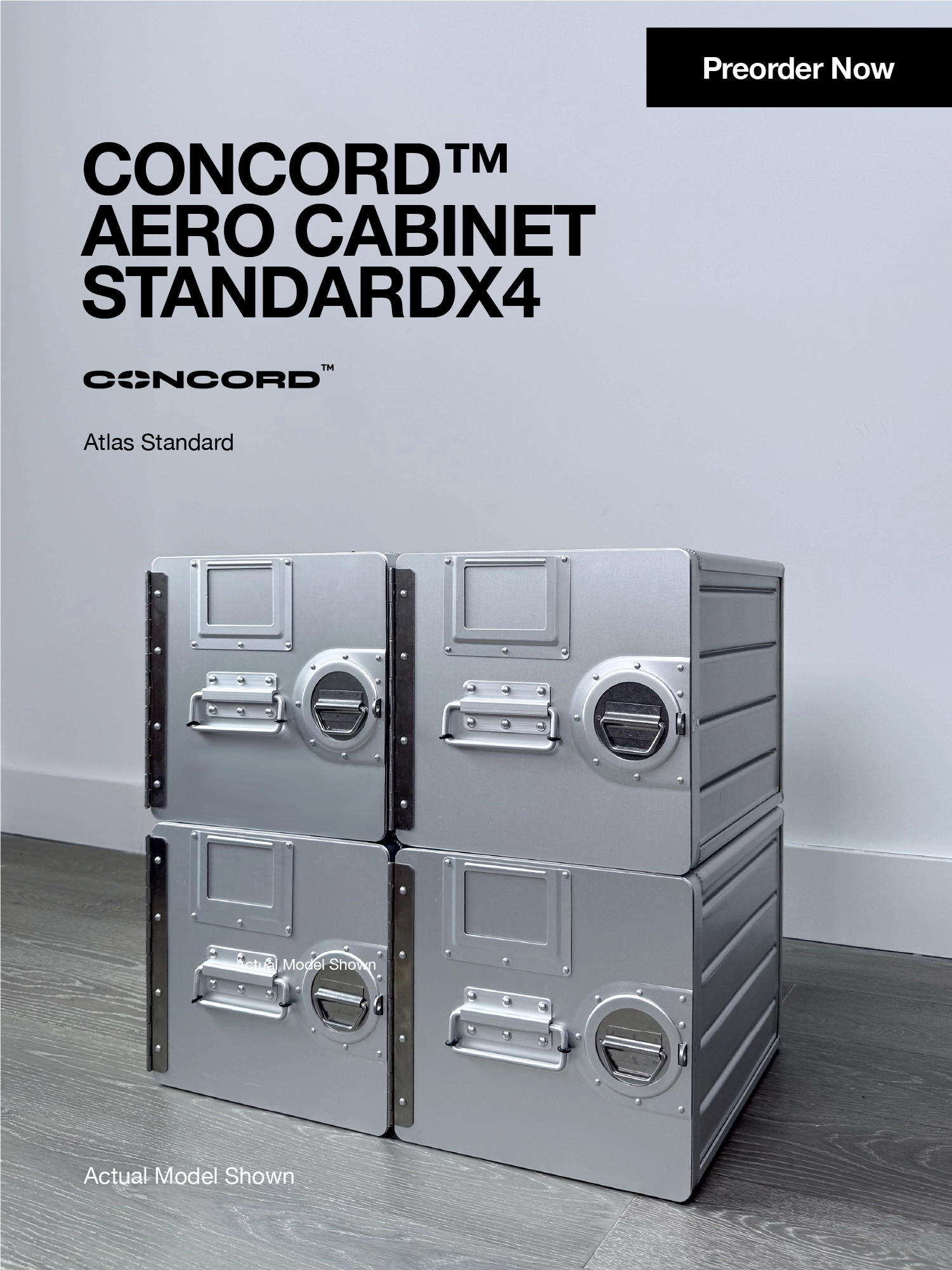 Concord Aero Cabinet Standard x 4