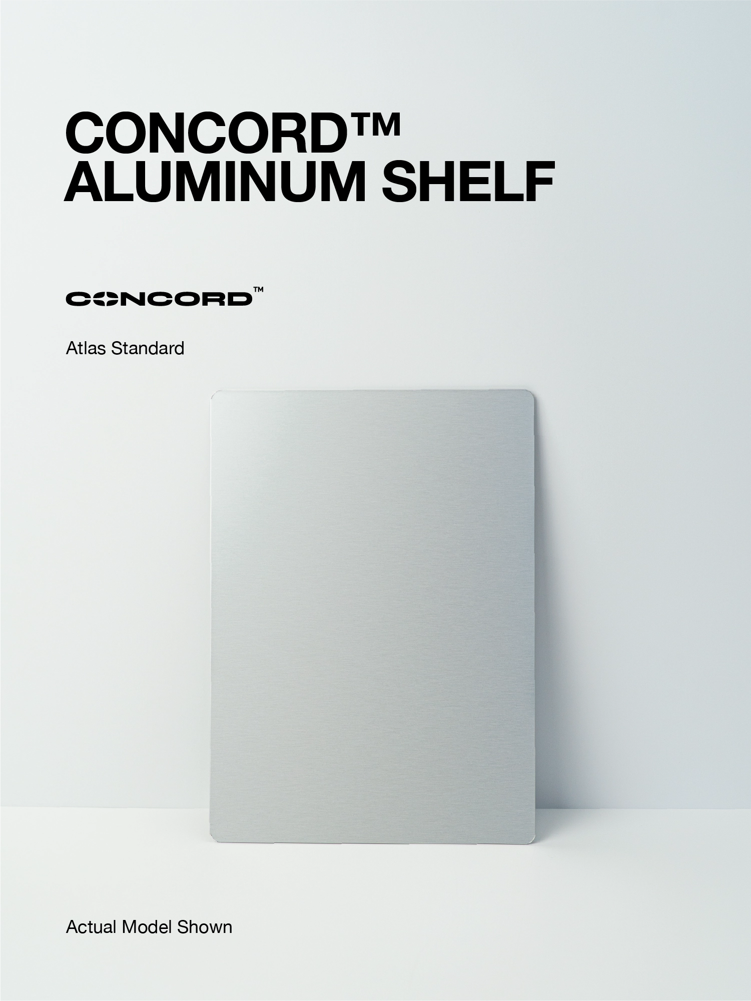 Concord Aluminum Shelf