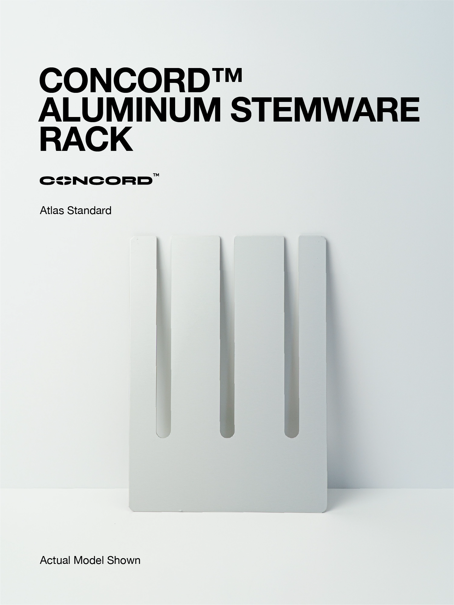 Aluminum Stemware Rack