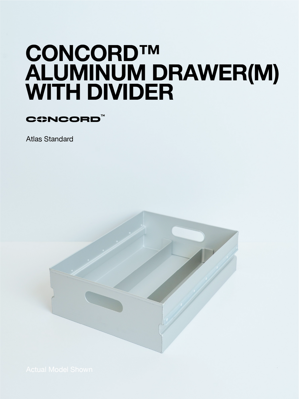 Aluminum Drawer(M) with Divider
