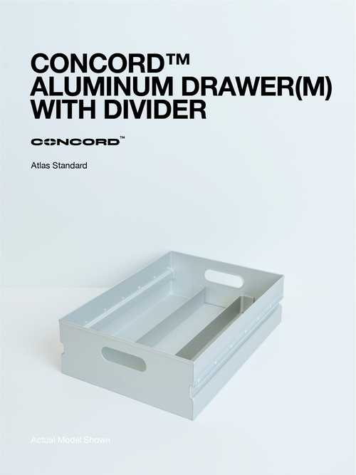 Aluminum Drawer(M) with Divider