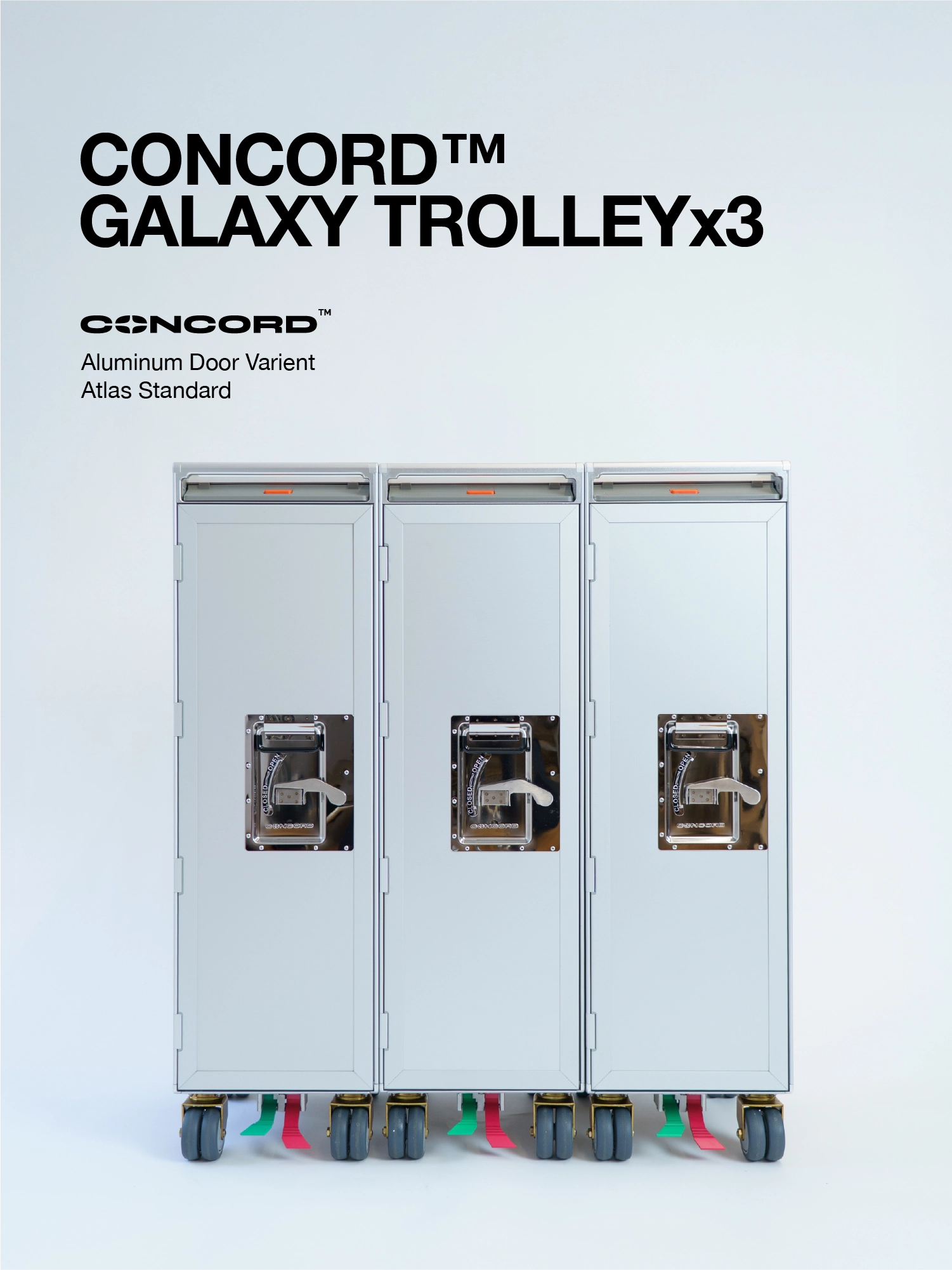Concord Galaxy Trolley x 3 Set